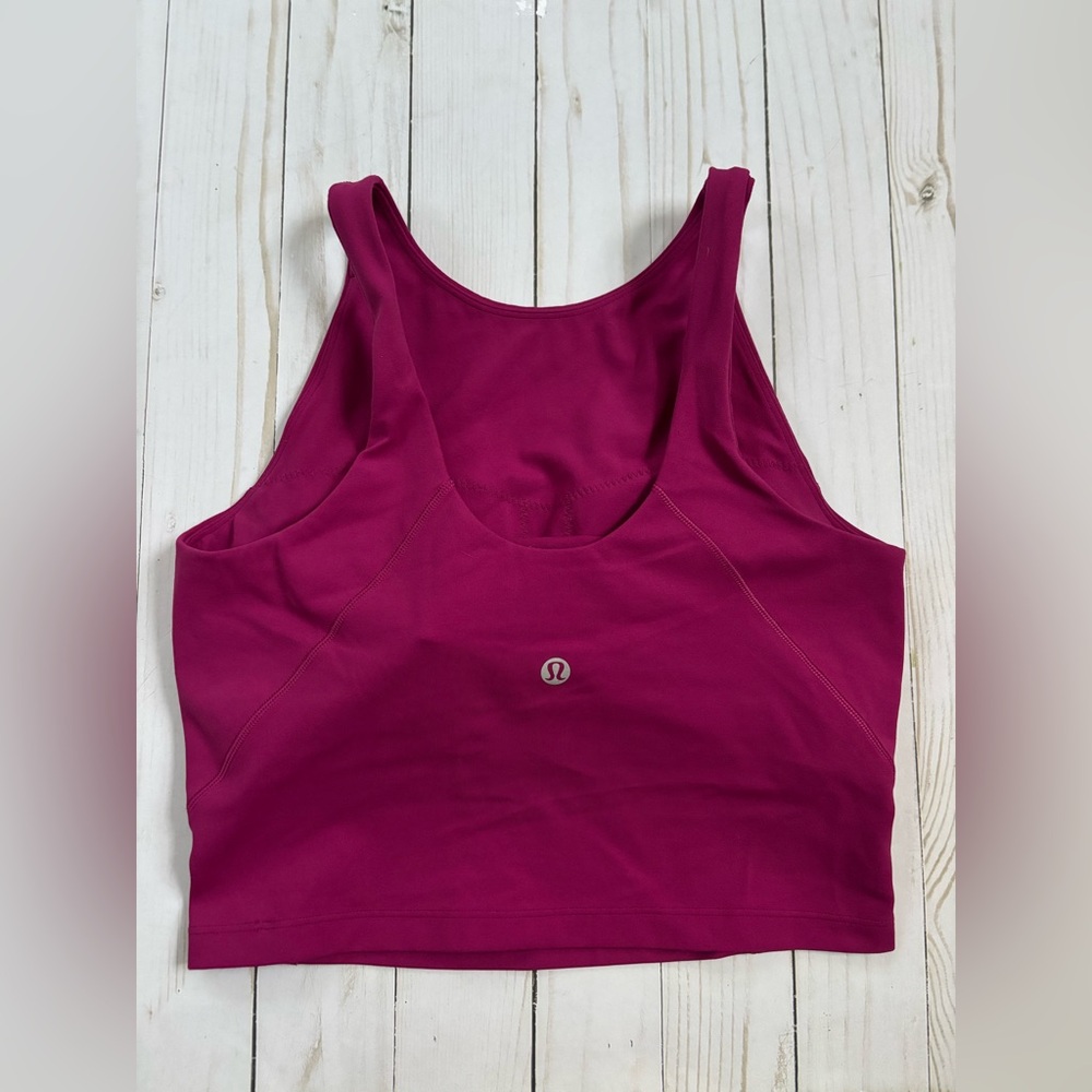 Lululemon Align High Neck Top size 4Magenta Purple - Picture 2 of 3